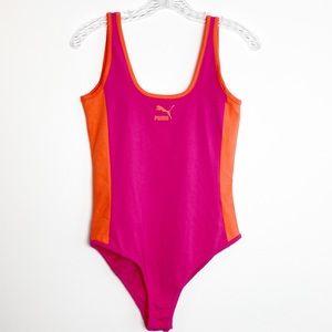 Women's NWT PUMA Classics T7 Activewear Bodysuit
